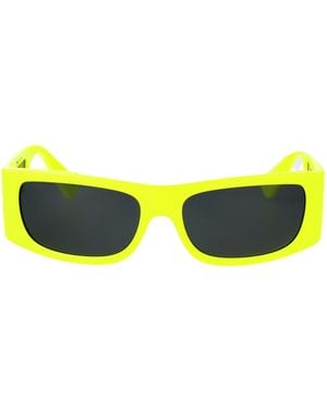 Versace Logo Sunglasses - Yellow