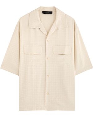 Amiri Simple Satin Shirt - Natural
