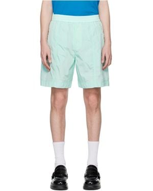 WOOYOUNGMI Sewed Taffeta Shorts - Blue