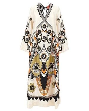 La DoubleJ Patterned Dress - Metallic