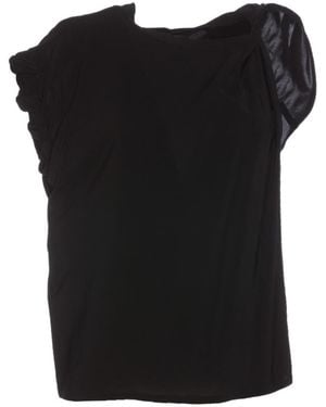 Pinko Knot-Detailed Crewneck Sleeveless Top - Black