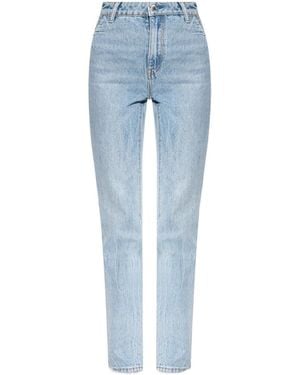 Alexander Wang Fly High-Waisted Jeans - Blue