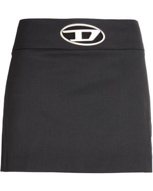 DIESEL Slim-Fit Solid-Colored Pencil Skirt - Black