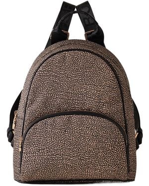 Borbonese Medium Backpack - Brown