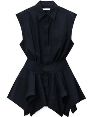 one shoulder long black dress Memoriesea Women's Sleeve Cocktail Maxi Up Back Embellishment Strapless Ombre Beaded A-Line Category:Blue Full Set (JSK + blouse + back trailing bow) mday-everyday