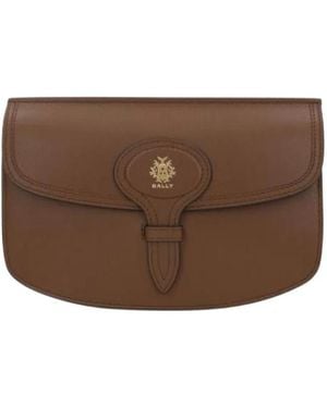 Bally Flap Shoulder Bag - Brown