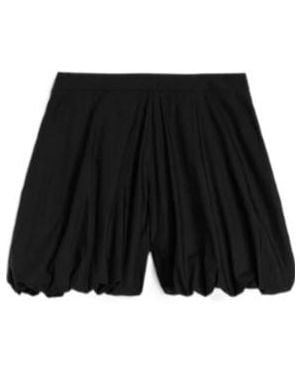 Jil Sander Poplin Balloon Shorts - Black