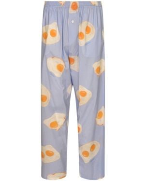 Moschino All-Over Printed Pants - Blue