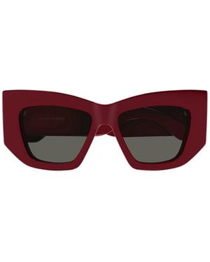 McQueen Eyewear Cat-Eye Frame Sunglasses - Purple