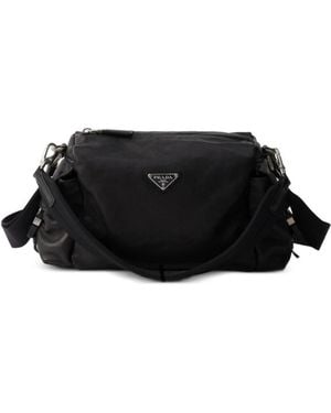Prada Explore Leather Bag - Black