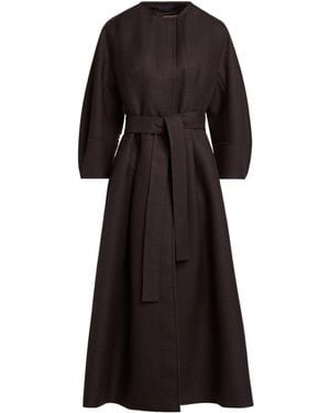 Max Mara Simple Wool Coat - Black