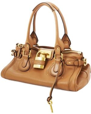 Chloé Paddington Handbag - Metallic