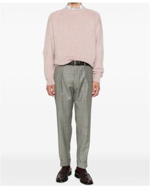 Roberto Collina Oversized Crew Neck Knit Jumper - Grey