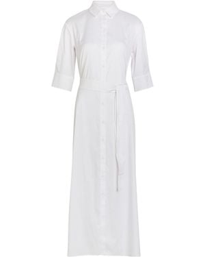 Max Mara Cotton Shirt Dress - White