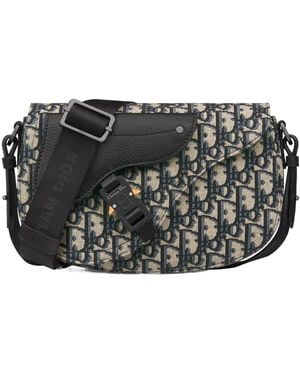 Dior Saddle Messenger Bag - Black