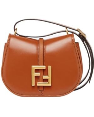 Fendi Leather Bag - Brown