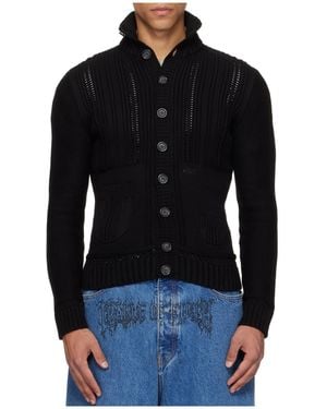 Vetements Cargo Cardigan - Black