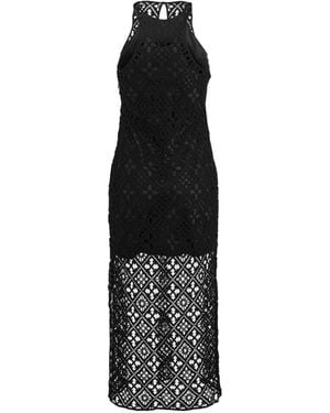 Off-White c/o Virgil Abloh Crocheted Dress - Black