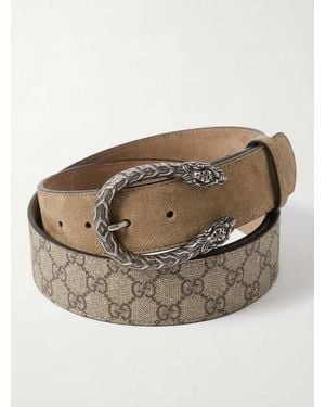 Gucci Logo Belt - Brown
