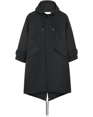 Ami Paris Ami Alexandre Mattiussi Hooded Padded Parka - Black