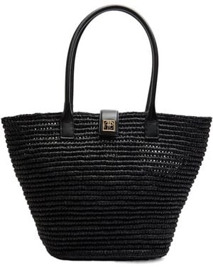 Anine Bing Woven Tote Bag - Black