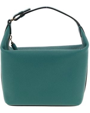 Valextra Mochi Mini Tote Bag - Green