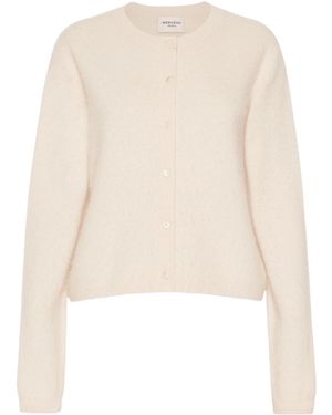 Weekend by Maxmara Wool And Cashmere Yarn Cardigan - Natural
