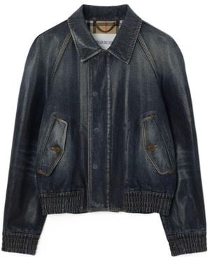 Burberry Coated Denim Jacket - Black