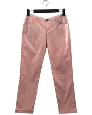 Armani Jeans Pocket Zipper Jeans - Red