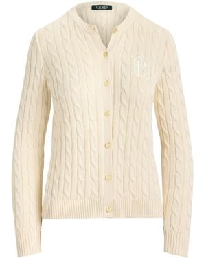 Ralph Lauren Casual Knit Cardigan - Natural