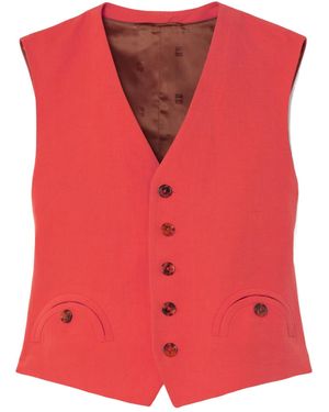 Blazé Milano Sleeveless Vest - Red