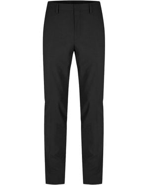 BOSS Solid Color Casual Pants - Black