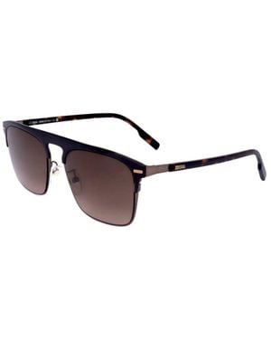 ZEGNA Square Frame Sunglasses - Metallic