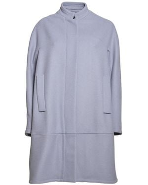 Gianluca Capannolo Mandarin Collared Coat - Blue