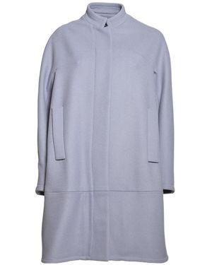 Gianluca Capannolo Mandarin Collared Coat - Blue