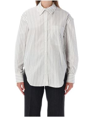 Anine Bing Long-Sleeved Shirt - Gray