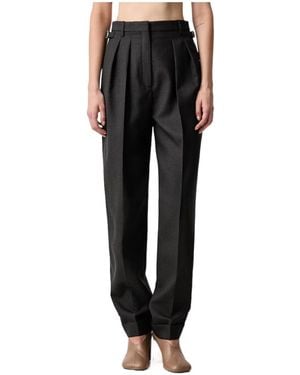 Mugler Carrot Trousers - Black