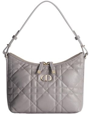 Dior Zippered Shoulder Bag - Grey