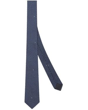 Fendi Silk Tie - Blue