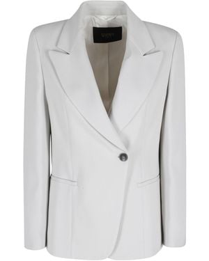 Seventy Single-Breasted Buttoned Blazer - Gray