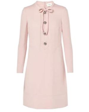 Giambattista Valli Bow-Detail Minidress - Pink