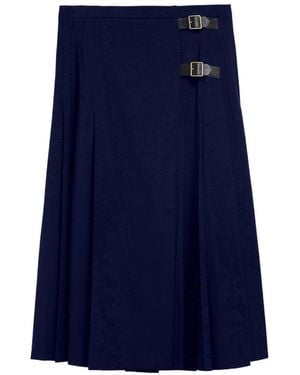 Barbour Delilah Midi Skirt - Blue