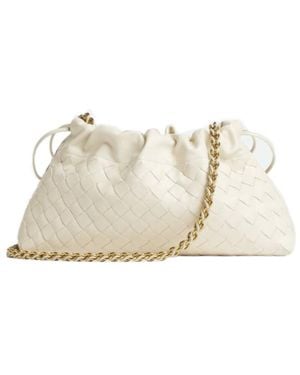 Bottega Veneta Intrecciato Drawstring Shoulder Bag - Natural