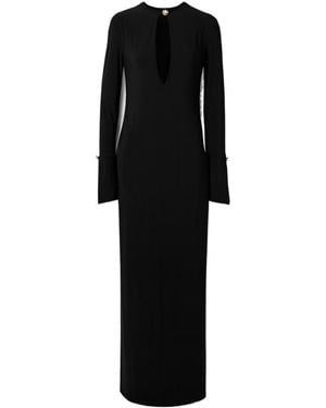 Brandon Maxwell Slim-Fit Maxi Dress - Black
