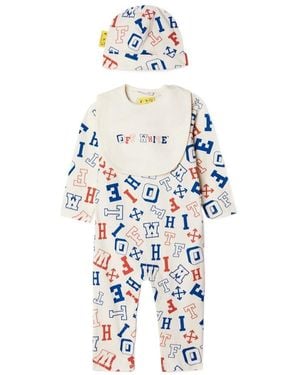 Off-White c/o Virgil Abloh Graphic-Print Romper Set - White