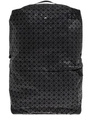 Issey Miyake Geometric-Pattern Backpack - Black