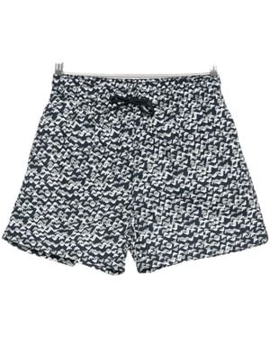 Emporio Armani Drawstring Swimming Trunks - Gray