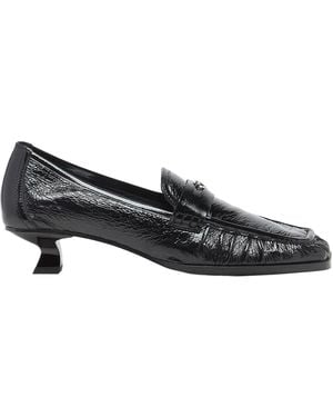 DIESEL D Amber Moc 30 Loafer Heeled Court Shoes - Black