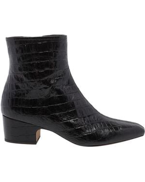 Chie Mihara Round-Toe Ankle Boots - Black