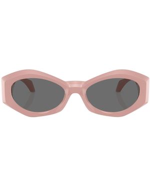 Versace Eyewear Irregular-Frame Sunglasses - White
